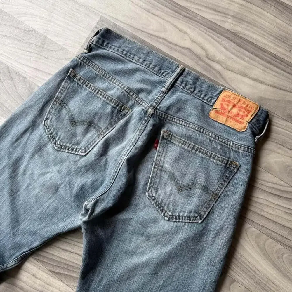 Levi's 559 Relaxed Straight Jeans W30 L30 Blue Denim Y2K